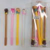 Student cartoon cute silicone three-dimensional tip gel pen Application Scenario
